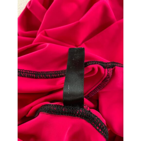 Hot Pink High-Waisted Scrunch Butt Leggings‎ Sexy Yoga Gym Club Athleisure Large - Picture 3 of 3